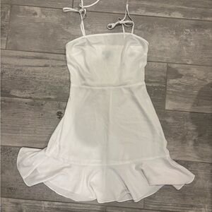 White Flowy Express Summery Dress